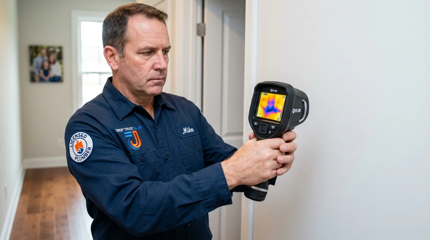 Thermal imaging leak detection by Johns Plumbing LLC in Loveland